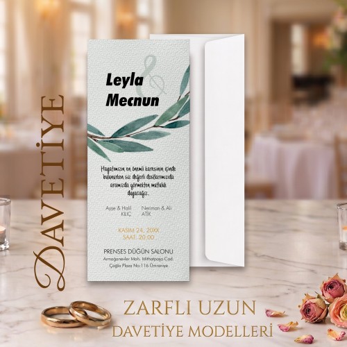Beren Uzun Davetiye 1515 Beren Uzun Davetiye 1515 - Yaren Davetiye